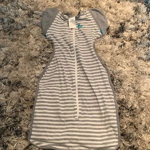 Love To Dream Swaddle UP 50/50 Transition Bag, Gray, Medium, 13-18.5 lbs.